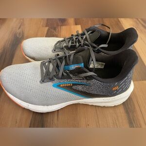 Brooks Black and Gray Athletic Shoes